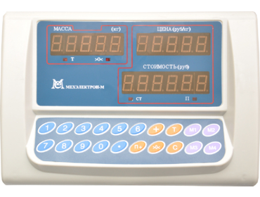Товарные весы Мехэлектрон-М ВЭТ-300-50/100-1С-ДБ (450*600)