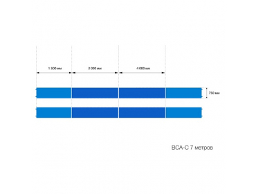 Автомобильные весы с полным заездом ВСА-Р Вуокса 40000-6 (ширина 1м)