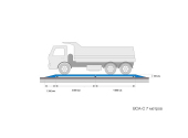 Автомобильные весы с полным заездом ВСА-Р Вуокса 40000-8 (ширина 1м)