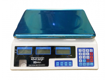 Весы торговые электронные МИДЛ МТ 30 МЖА (5/10; 230x330) «Базар Т», технологические