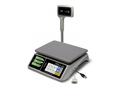 Весы торговые электронные M-ER 328ACPX-15.2 LCD «Touch-M», RS 232 и USB