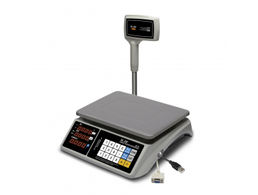 Весы торговые электронные M-ER 328ACPX-32.5 LED «Touch-M», RS 232 и USB