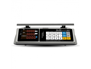Весы торговые электронные M-ER 328AC-32.5 LED «Touch-M», RS 232 и USB