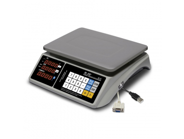 Весы торговые электронные M-ER 328AC-32.5 LED «Touch-M», RS 232 и USB