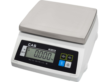 Весы порционные CAS SW-10WDD влагозащищенные, дисплей с 2х сторон