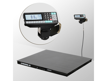 Весы платформенные с печатью этикеток МАССА 4D-PM-12/10-1000-RP