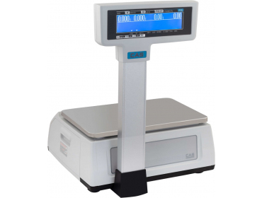 Весы торговые CAS CL3000-30P (TCP/IP) с печатью этикеток