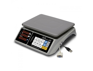 Весы торговые электронные M-ER 328AC-6.1 LED «Touch-M», RS 232 и USB