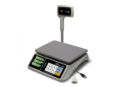 Весы торговые электронные M-ER 328ACPX-6.1 LCD «Touch-M», RS 232 и USB