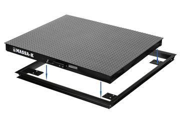 Весы платформенные врезные Масса-К 4D-PMF-20/15-1000-A
