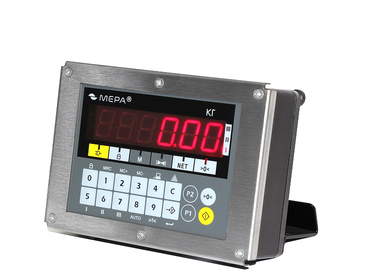 Весы товарные влагозащищенные МЕРА ВТП-П-1-3/300 с терм. ВТ-1-65-П (IP 65) с 2- х скоростным дозированием